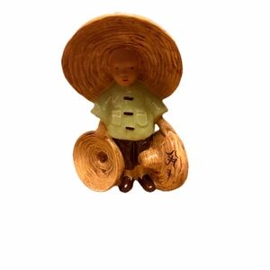 Mid Century Asian Boy Planter California Art Pottery McCarthy Bros